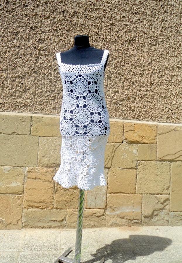 Crochet White Dress, White Dress, Sexy Lace Dress , Summer Beach Dress, Crochet Resort Dress