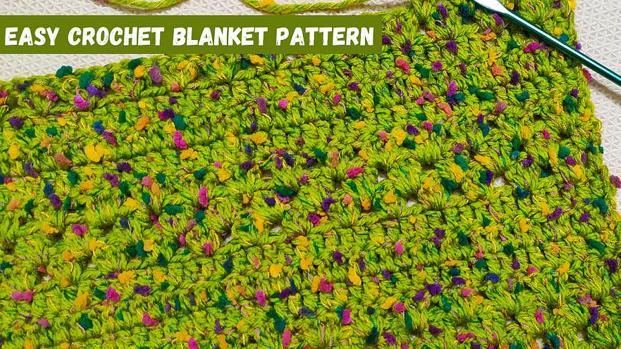 Simple and Easy Crochet Blanket Pattern