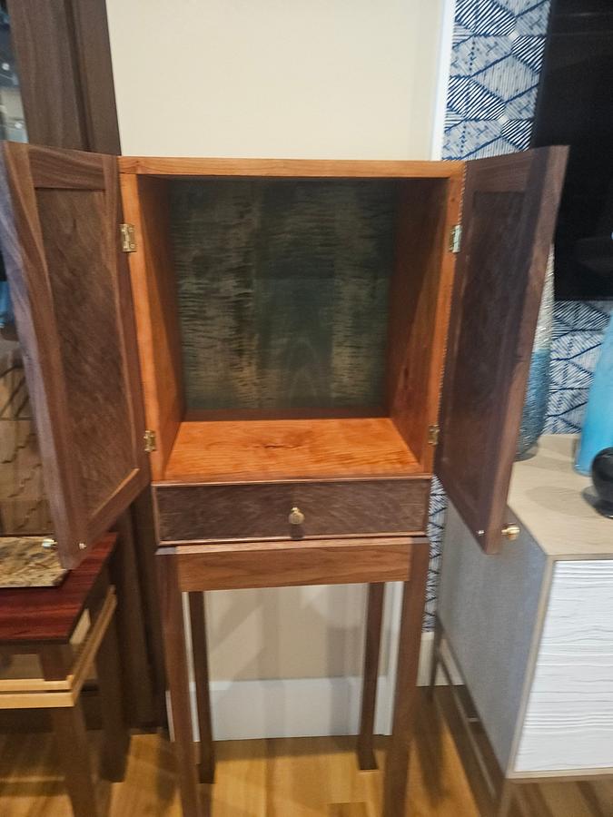 My version of Krenov cabinet on stand