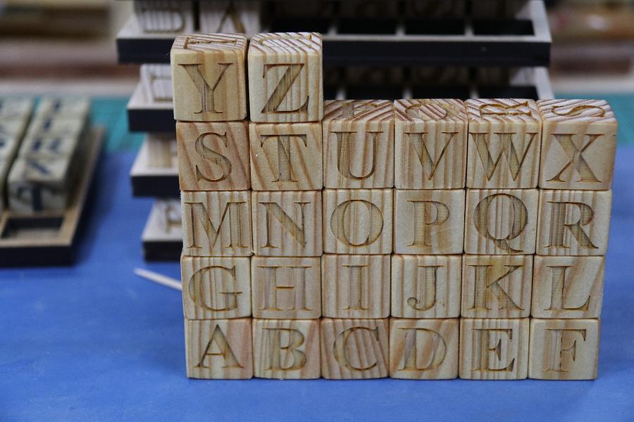 Teach your wood to spell.