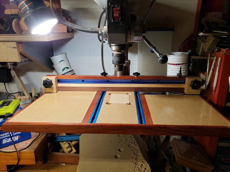 My new & improved drill press table