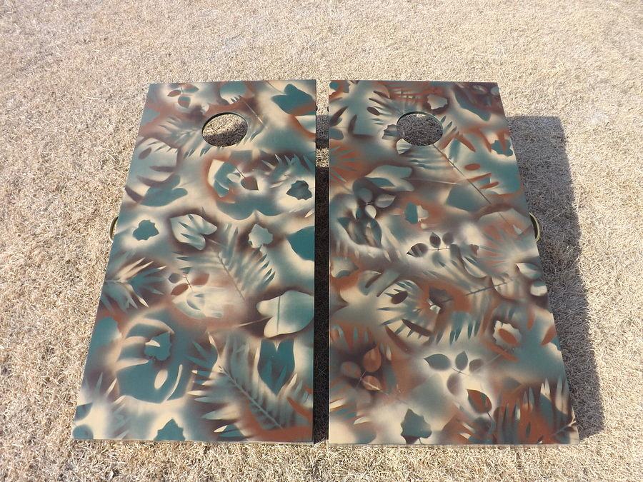 Camouflage 3-D Corn Hole Boards