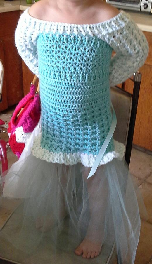 elsa inspired dress