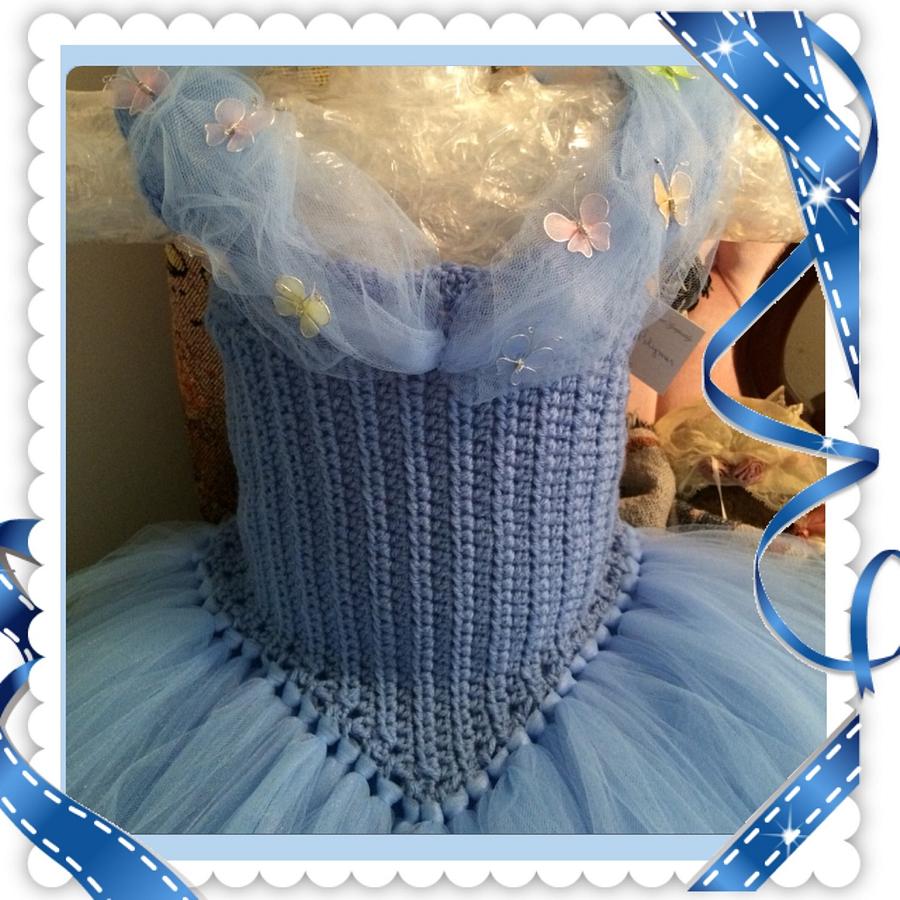 2015 Cinderella Inspired Crochet Tutu Dress