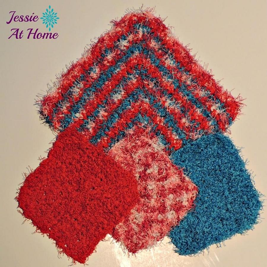 Angled Scrubby Washcloth