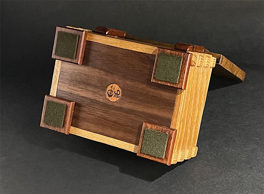 Box With Wooden Hinges