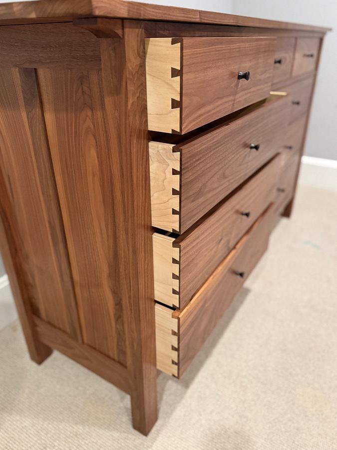 Walnut dresser