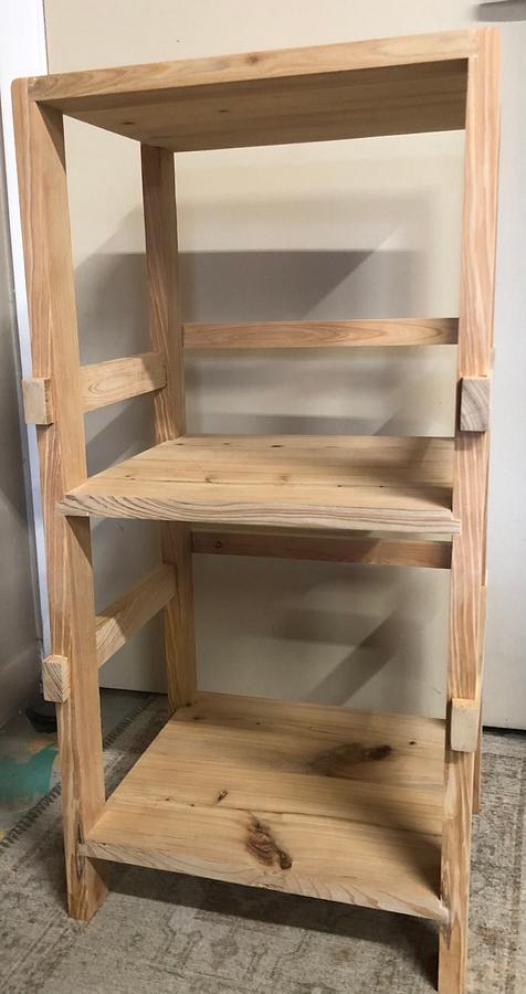 Binder storage shelves