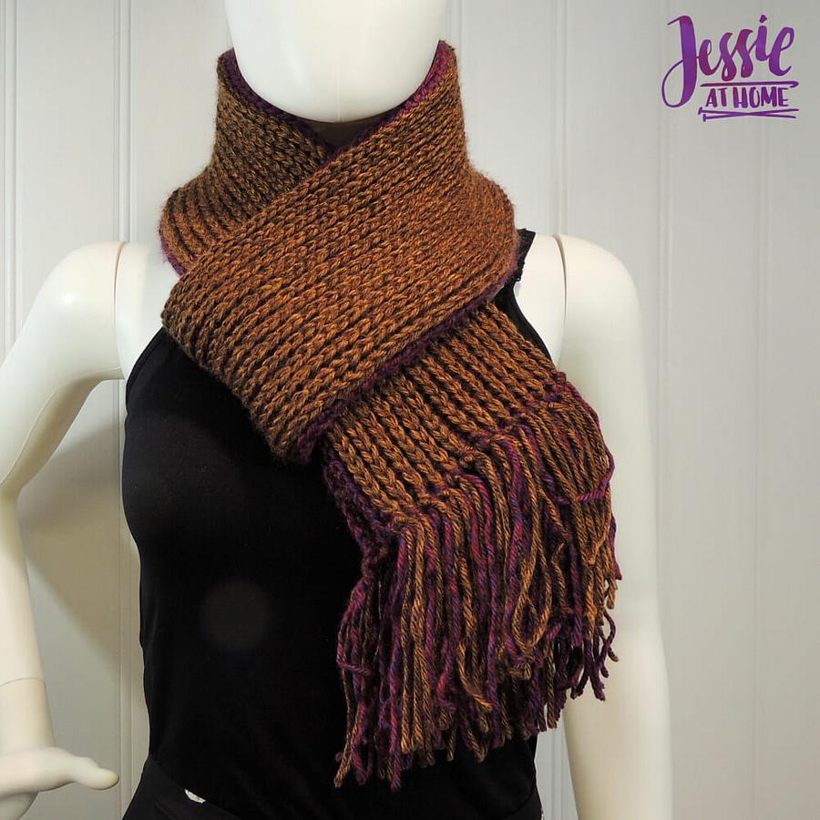 Faux Brioche Scarf