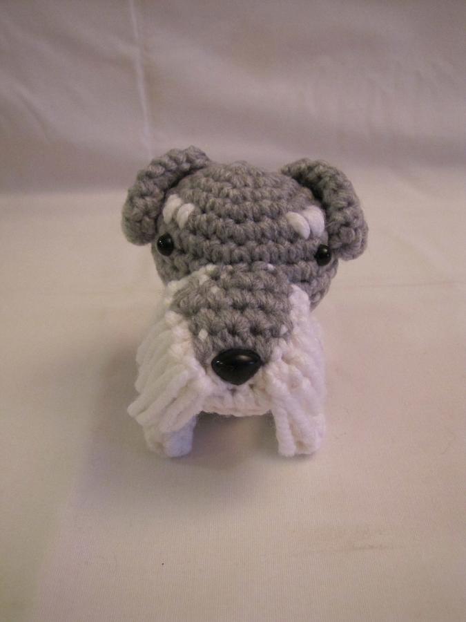 SCHNAUZER - GREY & WHITE