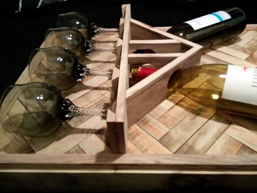 Pallet Wood Wine Rack
