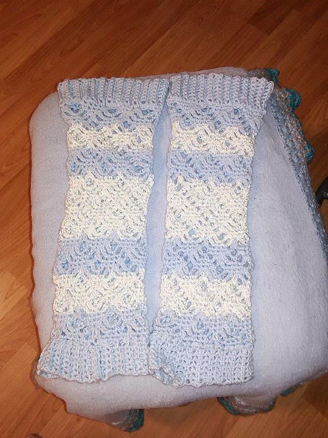 Crochet leg warmers