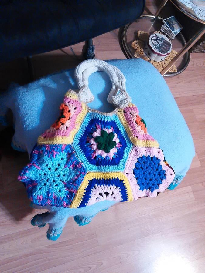 More bags made from hexagons