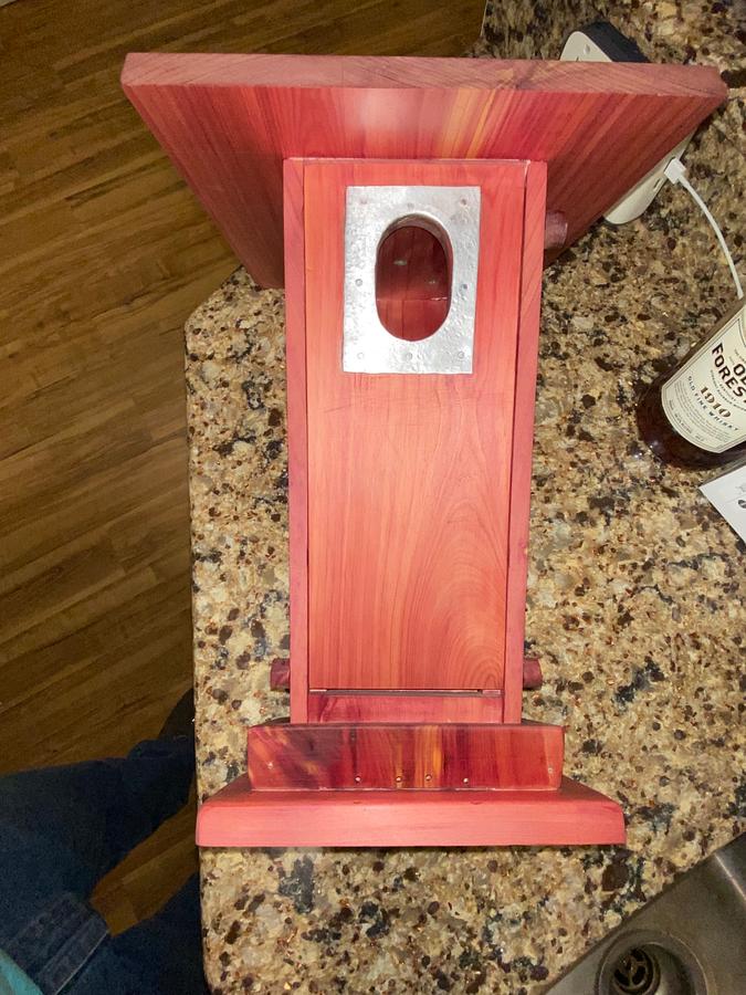 Peterson Style Bluebird House in Red Cedar