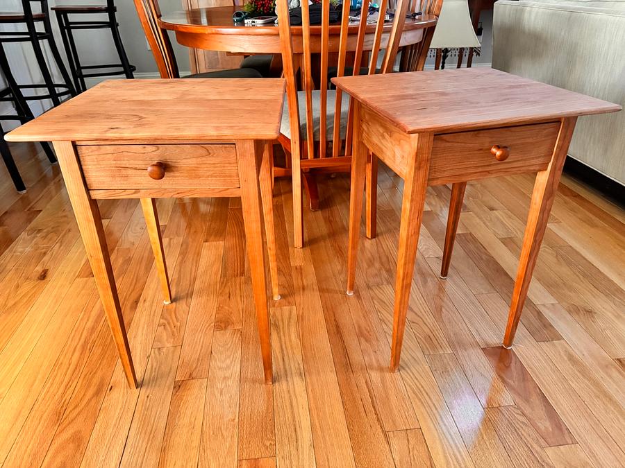 Shaker Style End Tables in Cherry