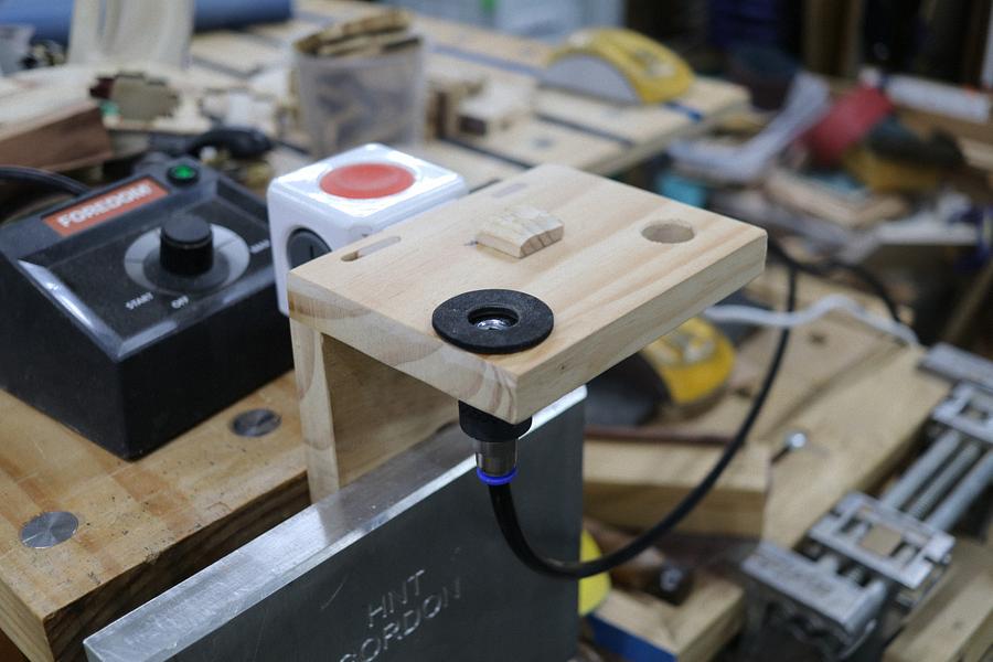 Shaping Small parts using AIR hold down.