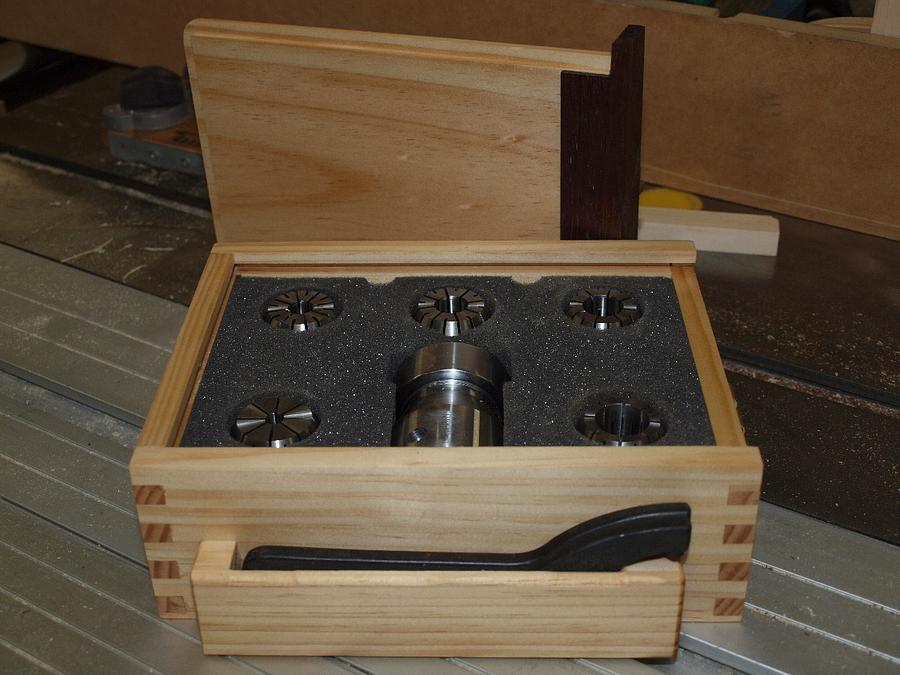Lathe Collet Chuck Box.  