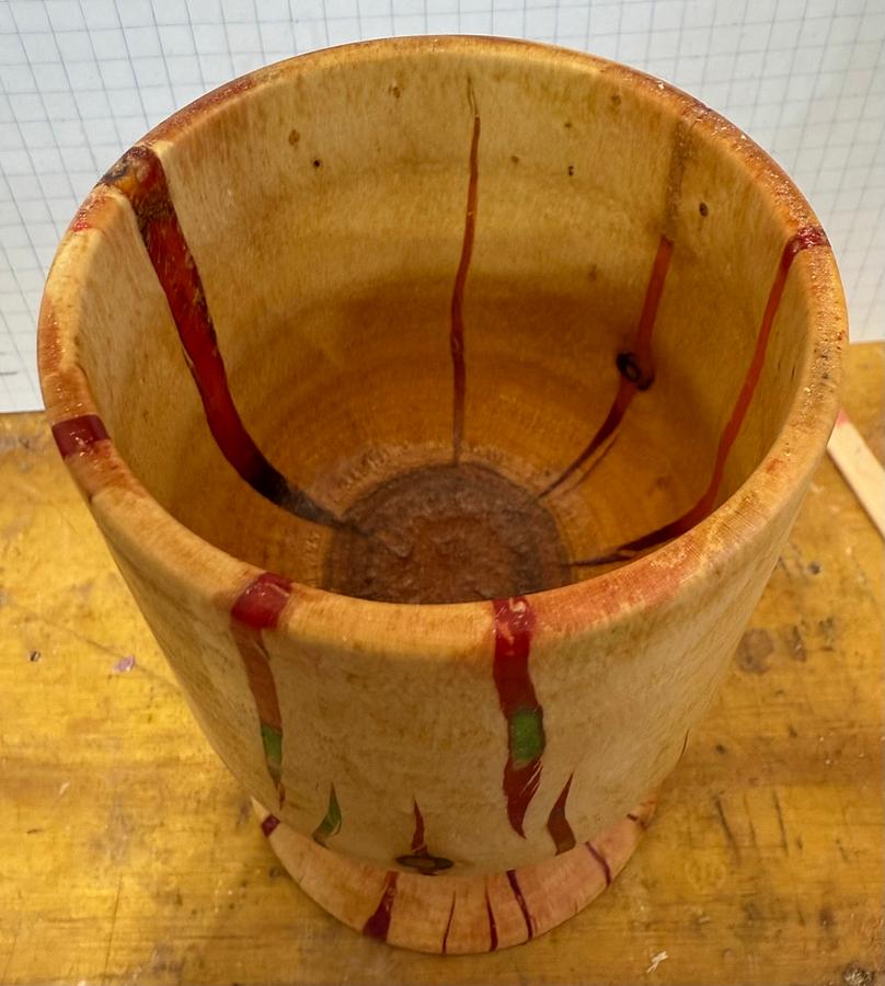 Chokecherry and resin goblet