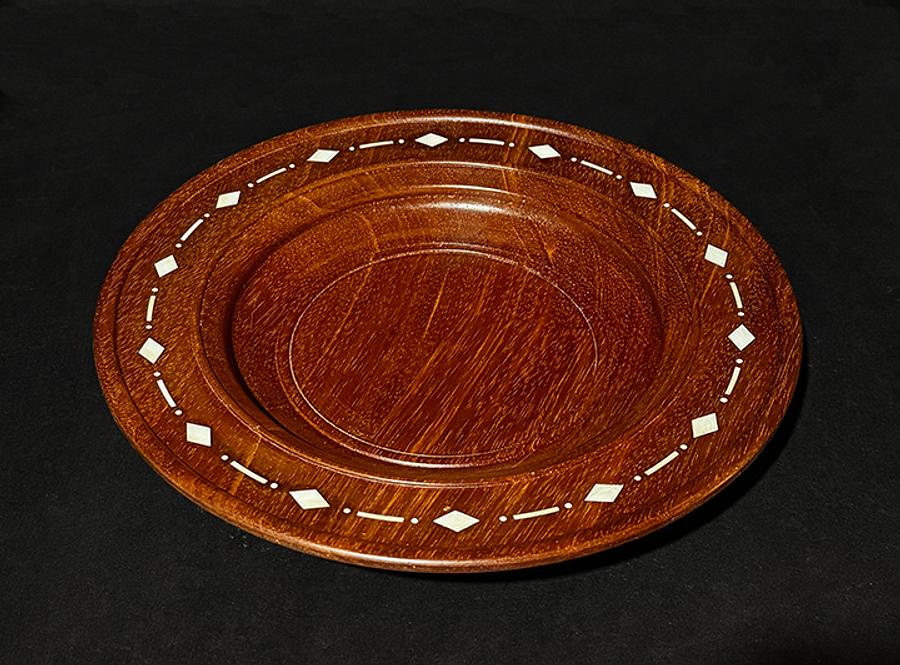 Cherry Bowl with Diamond boarder