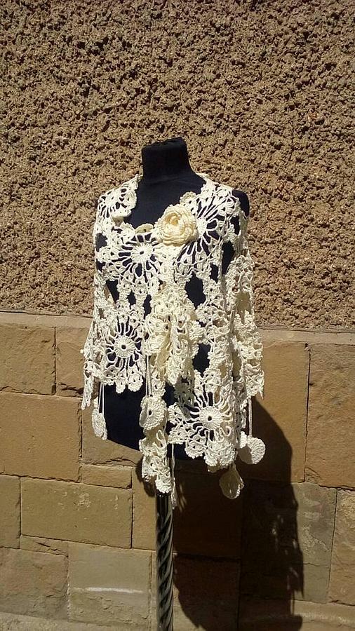 Wedding Shawl, Crochet Wedding Cape, Lace Champagne, Crochet Wedding, Wedding Cover Up, Wedding Wrap