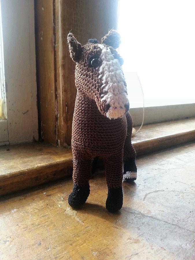 crocheted Horse