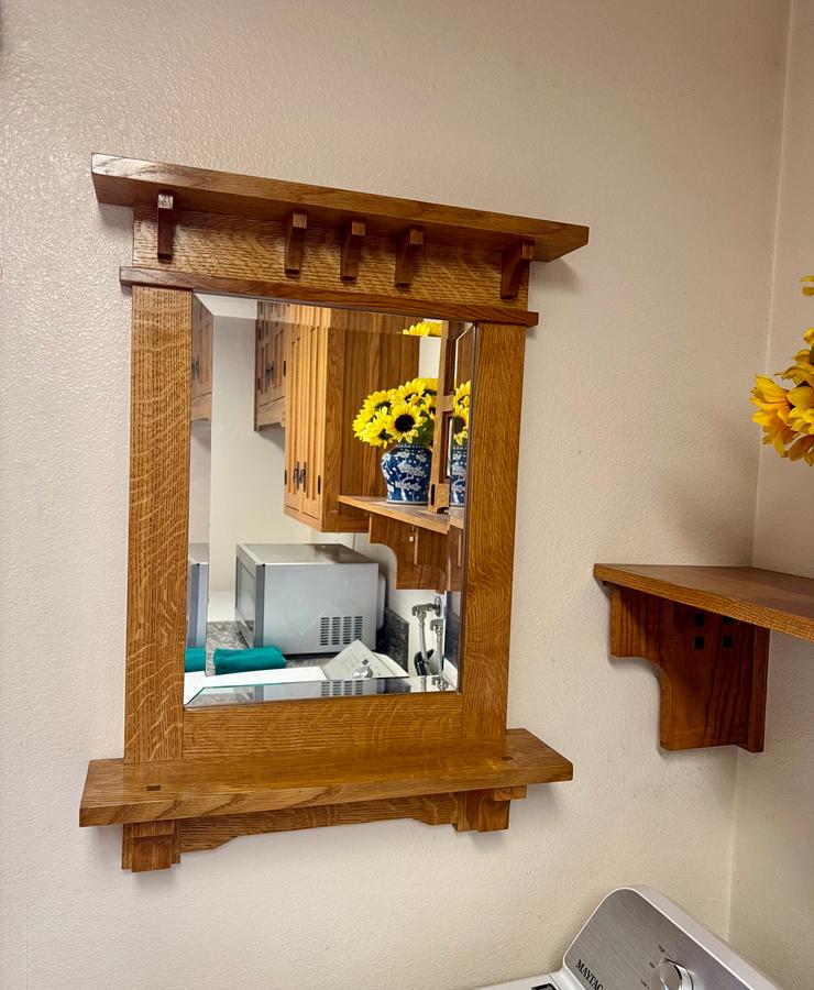 How I Built an Arts and Crafts Mission Style Mirror Frame