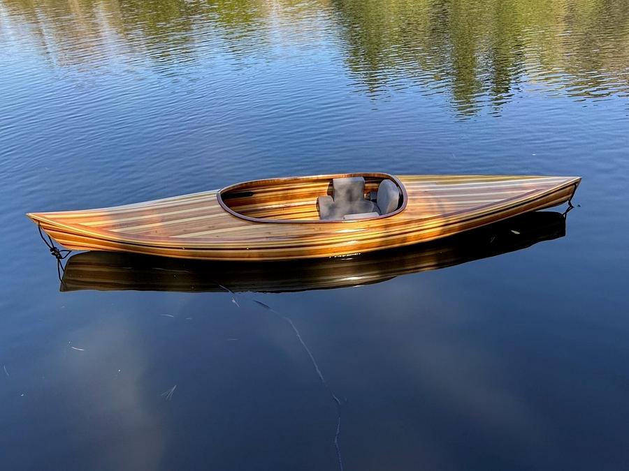 Cedar strip kayak