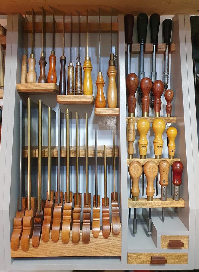 Backsaw and Screwdriver Tool Rack