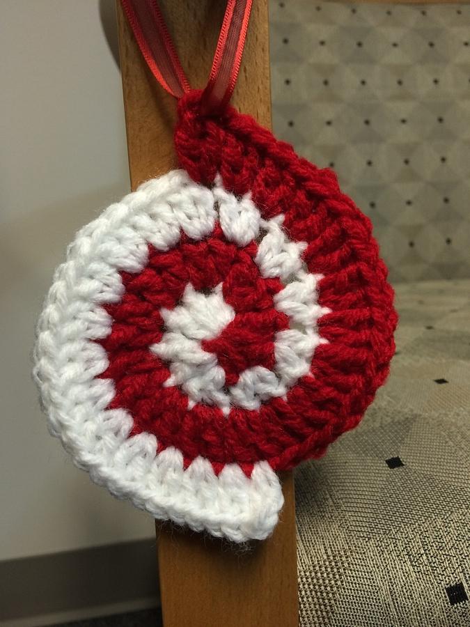 Peppermint Spiral Ornament