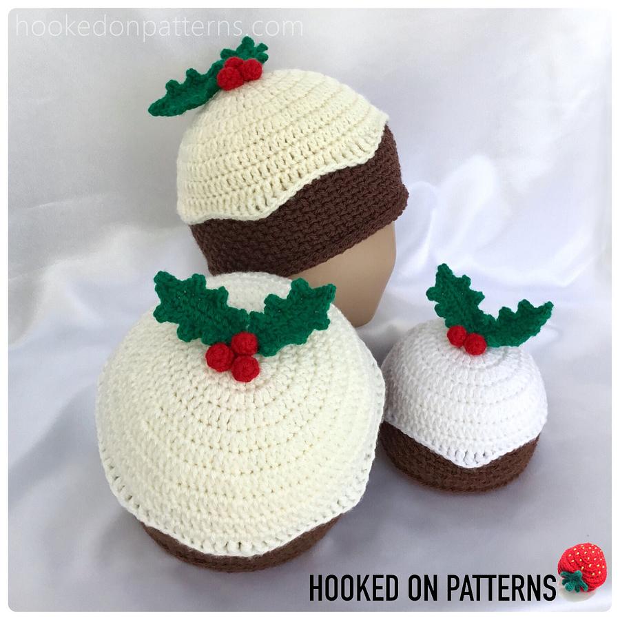 Christmas Pudding Beanie Hats