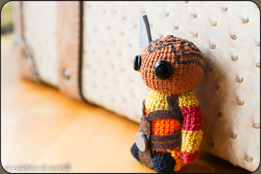 Okoye Amigurumi - Marvel - La Calabaza de Jack