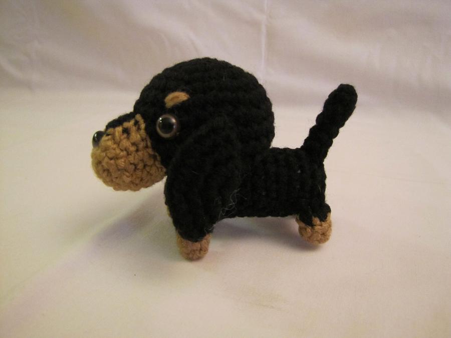 DACHSHUND BLACK & BROWN