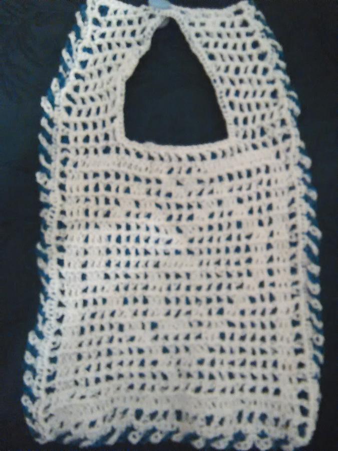 Clayton's reversible keepsake bib