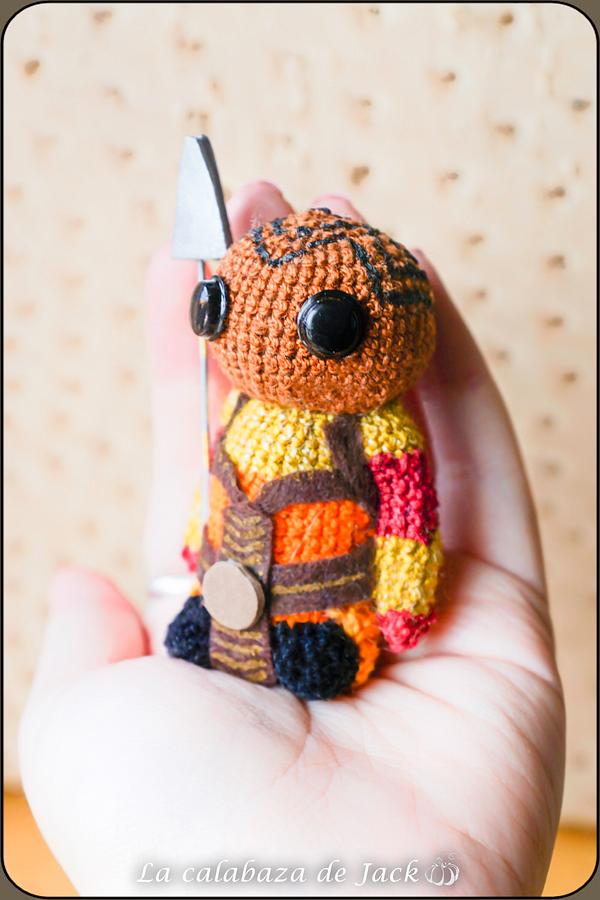 Okoye Amigurumi - Marvel - La Calabaza de Jack