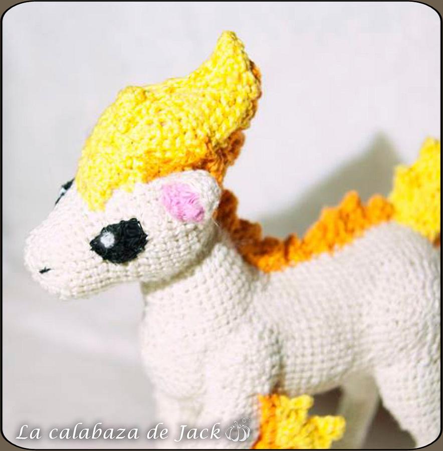 Ponyta Amigurumi - Pokemon - La Calabaza de Jack