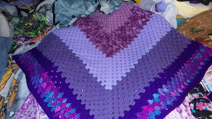 Purple Poncho II