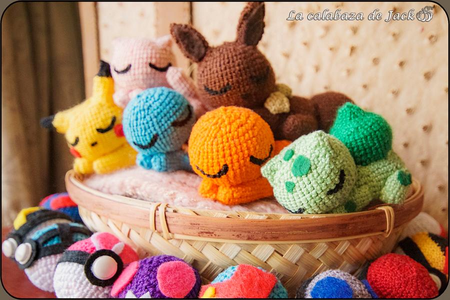 Sleepy Pokemons Amigurumis - Pokemon - La Calabaza de Jack