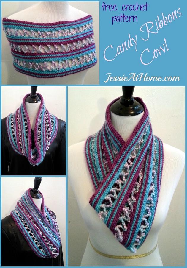 Candy Ribbons Cowl