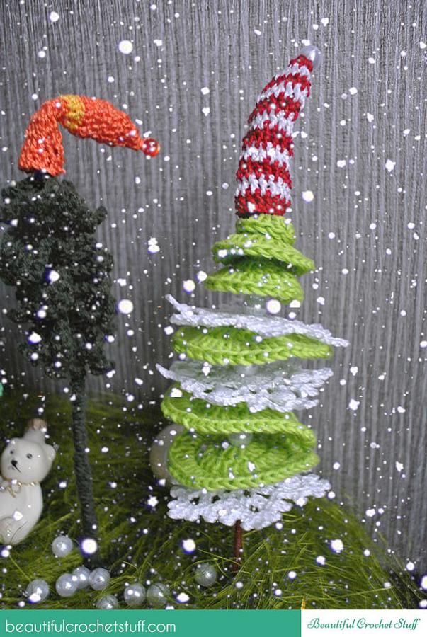 Crochet Christmas Trees