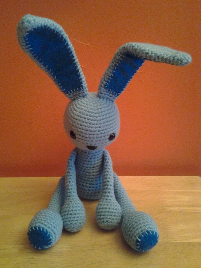 Ice Blue the Alien Bunny