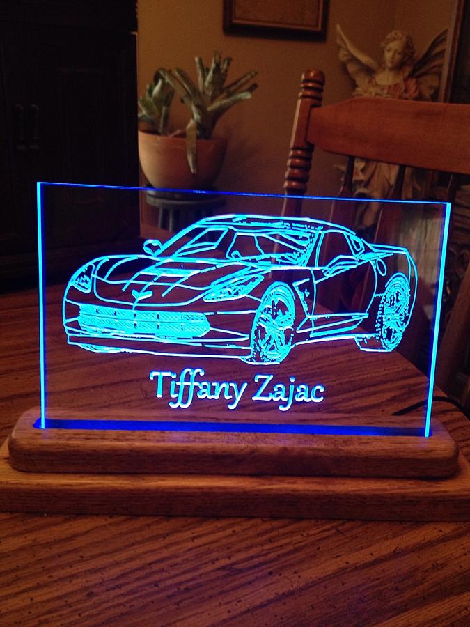 Acrylic and Corian Lithophane.