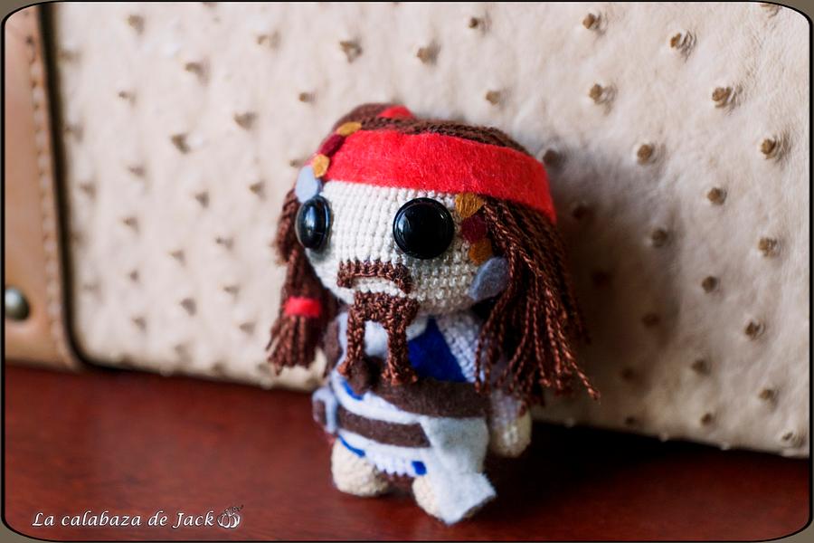 Jack Sparrow Amigurumi - Pirates of the Caribbean - La Calabaza de Jack