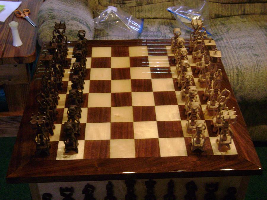 Chess Board Table