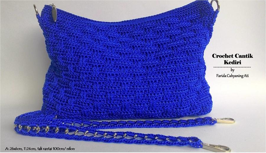 Royal blue bag