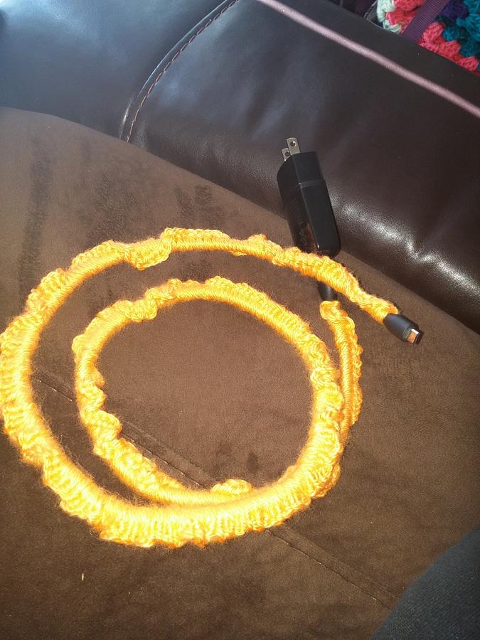 crochetl on phone cords