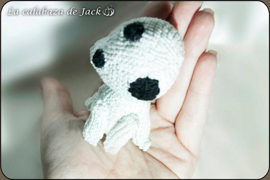 Kodama Amigurumi - Studio Ghibli - La Calabaza de Jack