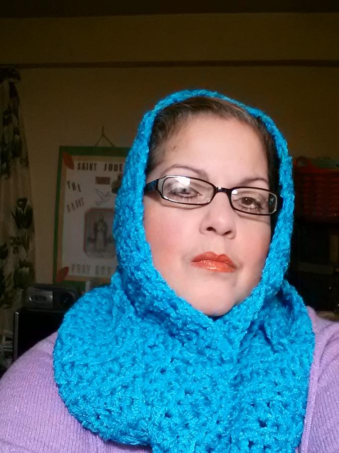 Turquoise Scarf Cowl