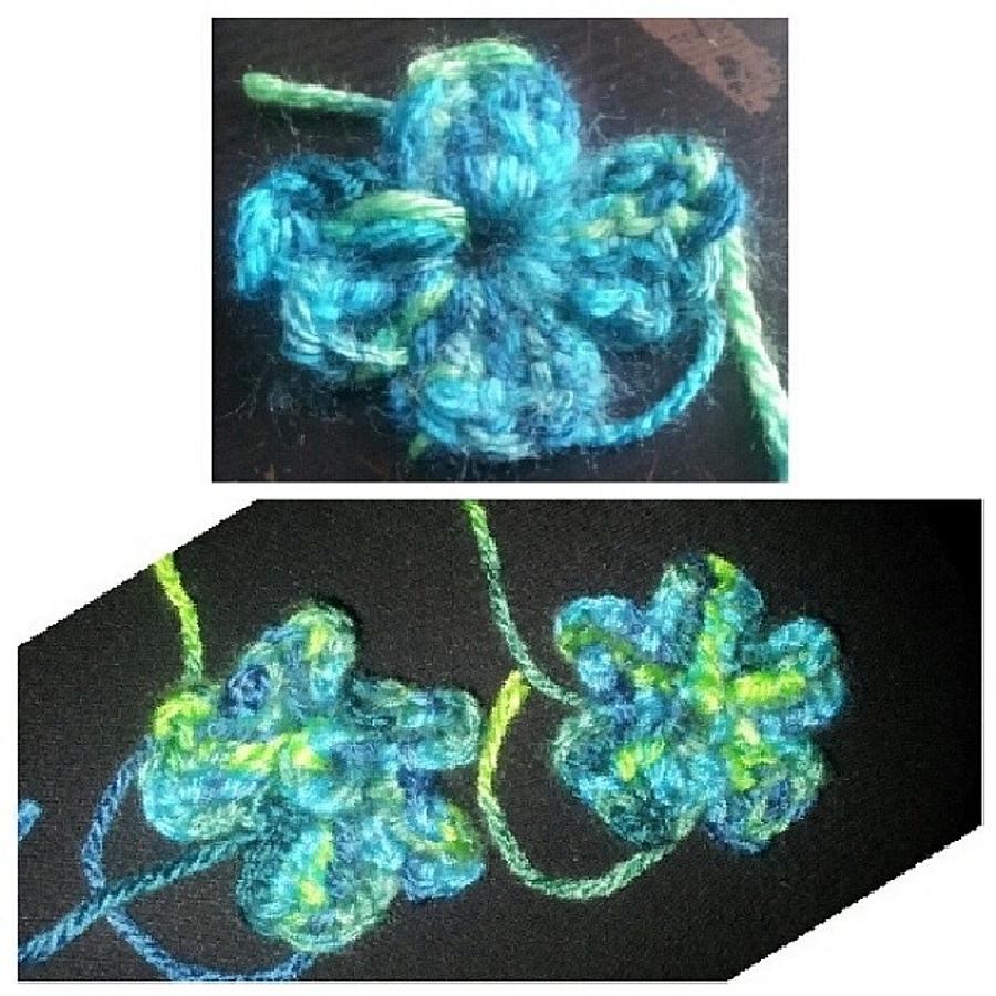 My first crochet flower