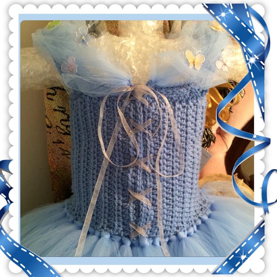 2015 Cinderella Inspired Crochet Tutu Dress