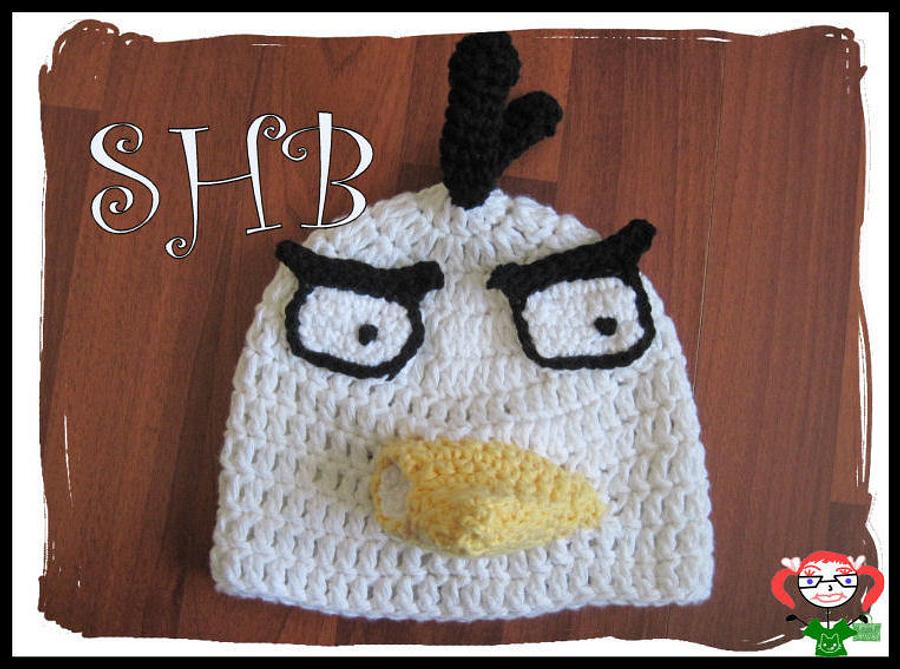 Not So Happy Birds Crochet Hats